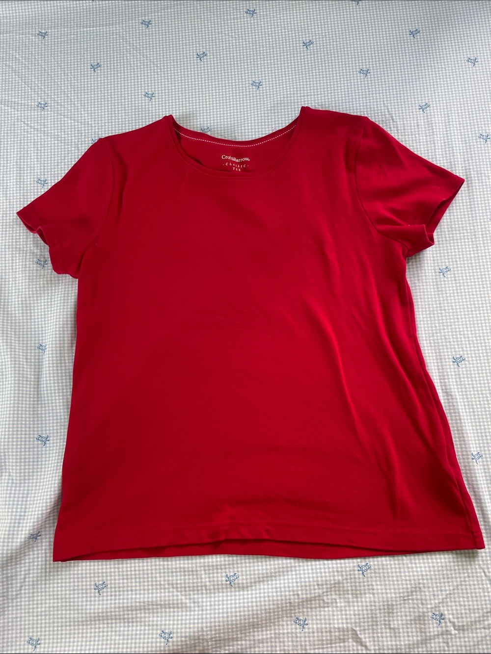 Croft & Barrow Red Classic Tee